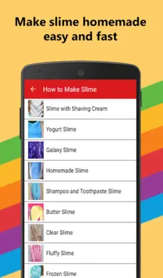 How to make slime homemade android App screenshot 4