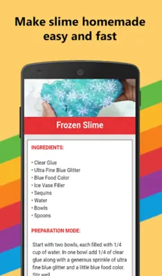 How to make slime homemade android App screenshot 5